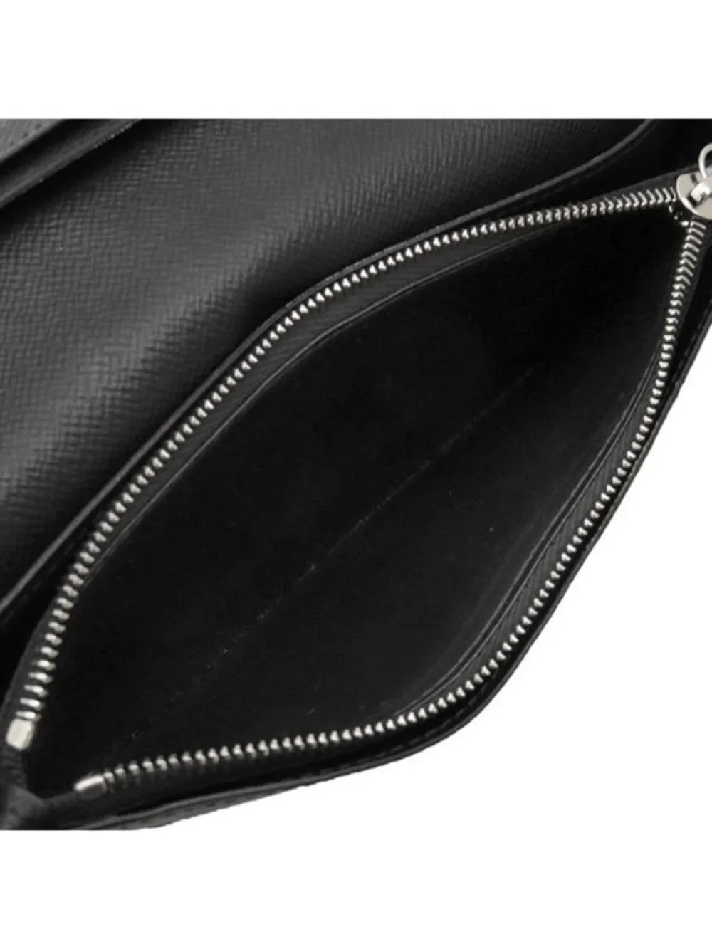 Louis Vuitton Wallet Portefeuille Brazza Monogram Macassar Silver Brown Black
